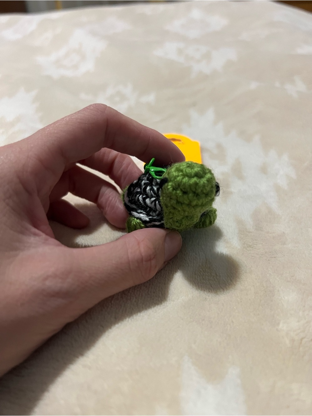 Crocheted Turtle Keychain 🐢 - Picture 2 of 6